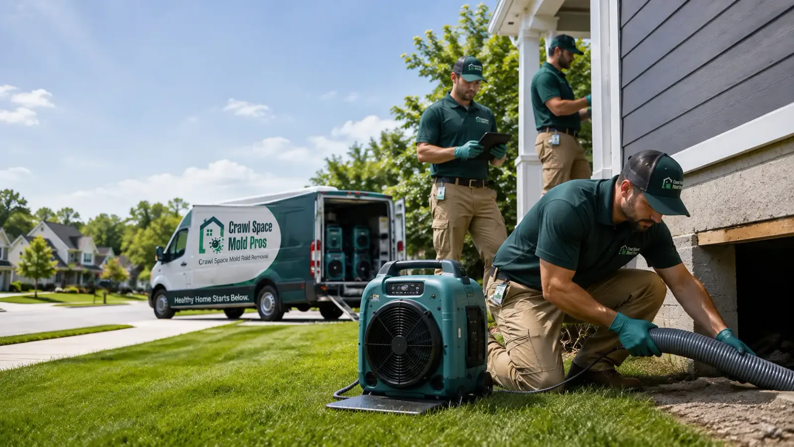 Crawl Space Mold Removal in Osco, IL